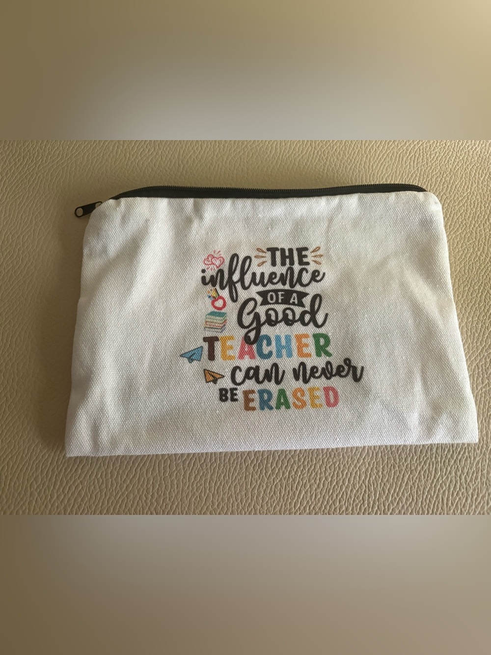 New Teacher Canvas Pencil Case